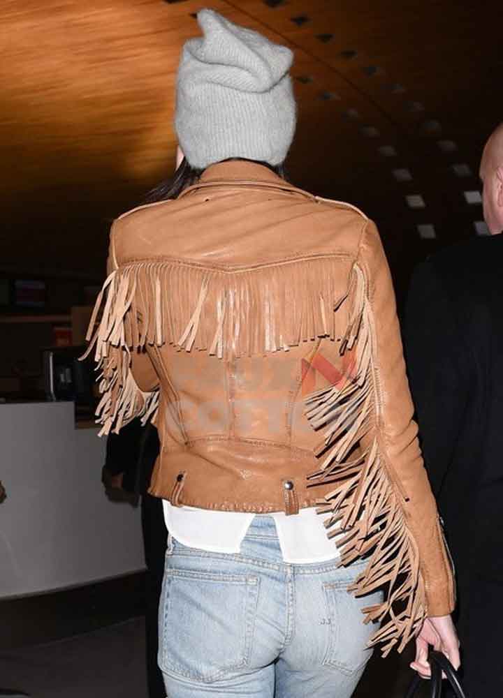 Kendall Jenner Fringe Leather Jacket Kendall Jenner Fringe Leather Jacket
